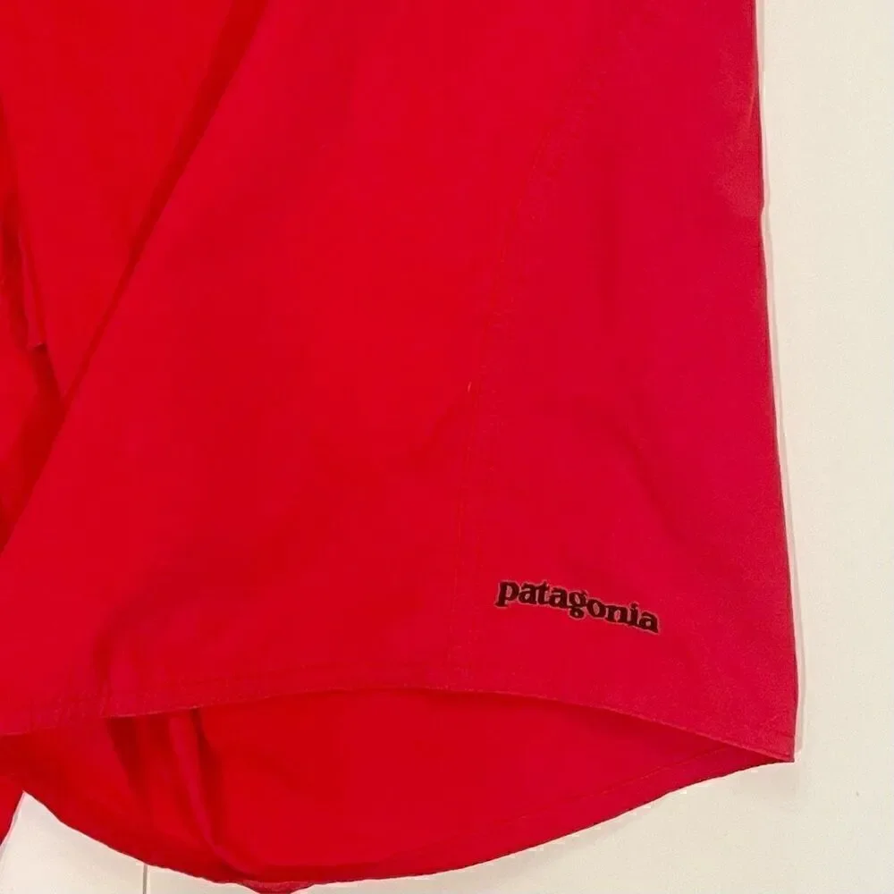 Patagonia Board Shorts Swim Trunks Size 36 Red Surf Beach